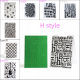 DIY plastic concave-convex embossing template letter photo frame mold Diamond violin concave-convex printing template