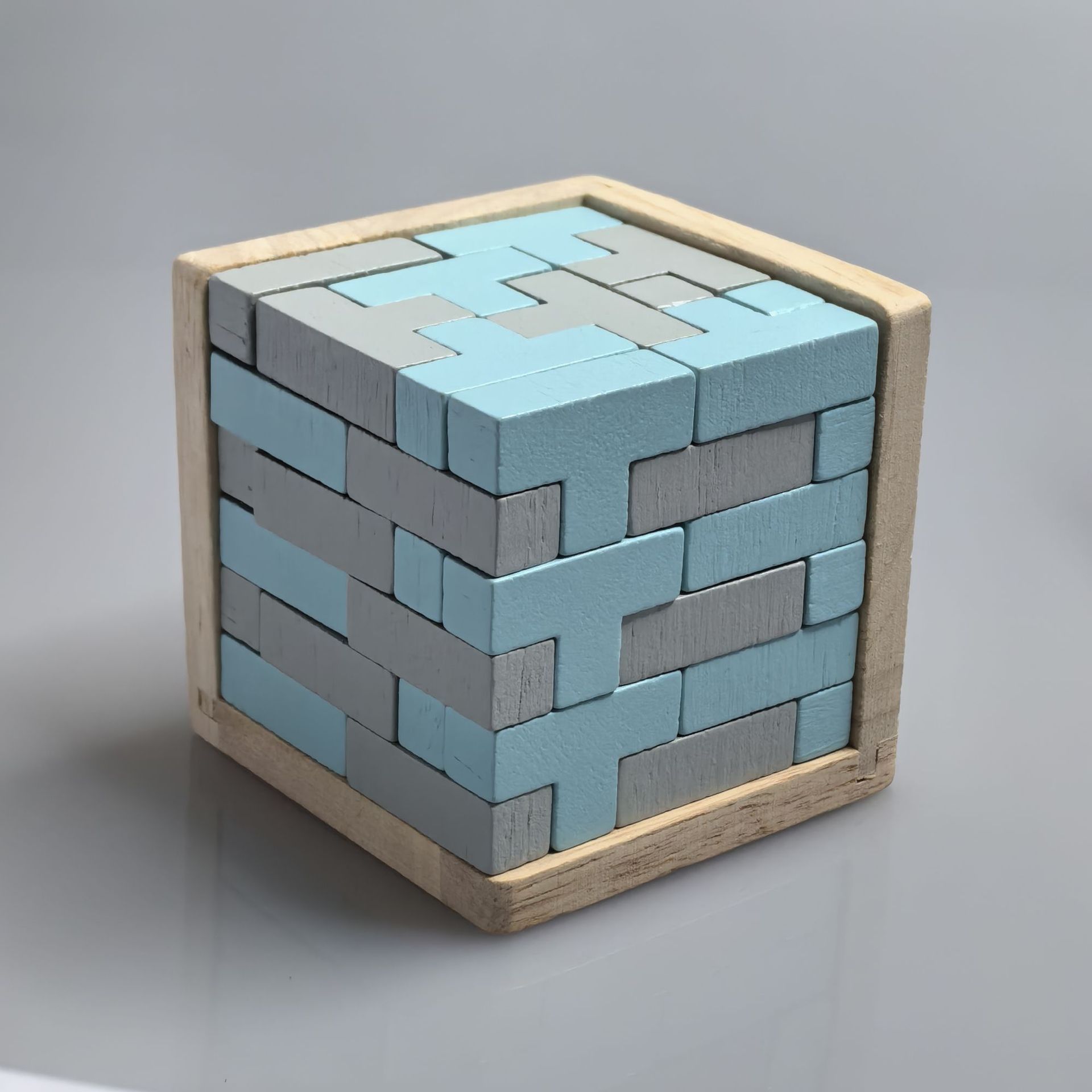 Lucha mágica de madera Descompresión creativa 54T Luban Lock Tetris Juguetes intelectuales de ocio educativos para niños adultos image 10