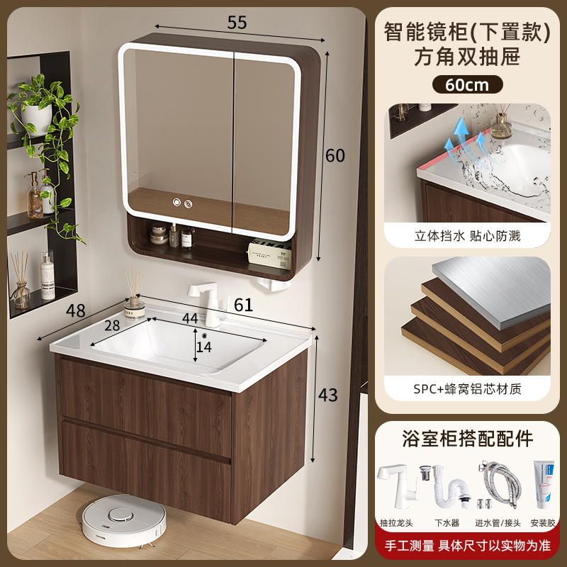 Cerámica medieval integral bañera gabinete de baño combinado lavabo gabinete lavabo lavabo lavabo