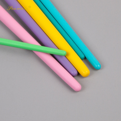 Cross-border macaron color series 6 brush set art diy painting water chalk acrylic paint oil painting brush