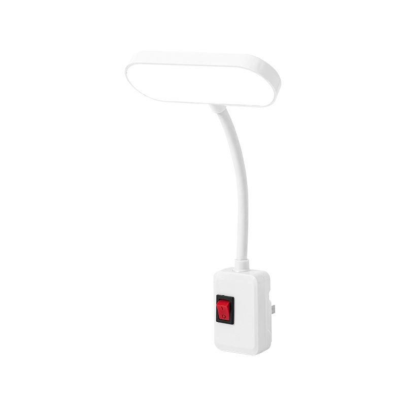 Base de lámpara de manguera metálica universal enchufable directa cabezal de cama de dormitorio lámpara de noche con base de lámpara de interruptor enchufable