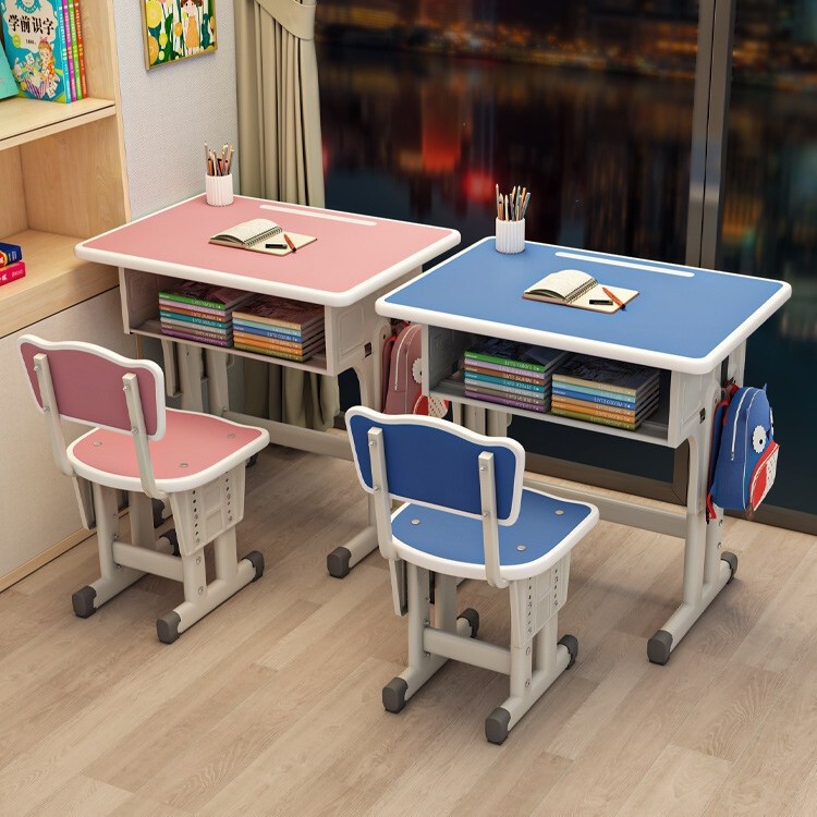Desk, Study Table, Basic Desk, Home-Use Adjustable Writing Desk, Homework Desk, School Desk and Chair Set Desk, Study Table, Basic Desk, Home-Use Adjustable Writing Desk, Homework Desk, School Desk and Chair Set