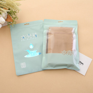 Women's socks packaging bag transparent clothing light leg artifact packaging bag semi-aluminized light leg artifact self-adhesive bag wholesale