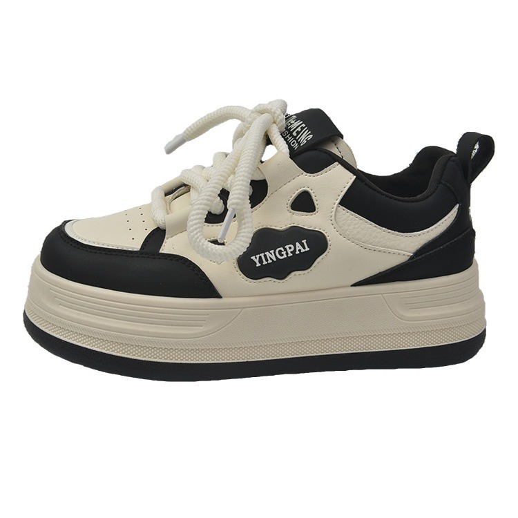 Damen Sneaker Mit Dicker Sohle Für Frühling Und Herbst_voghion.com