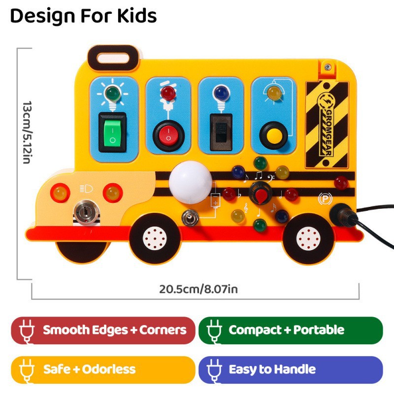 Tablero de Actividades de Autobús Escolar