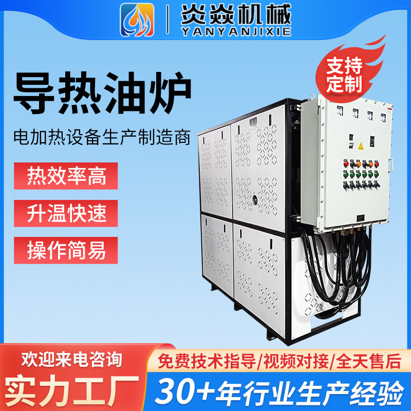 全自动防爆电加热导热油炉可定电加热导热油循环系统工业导热油炉