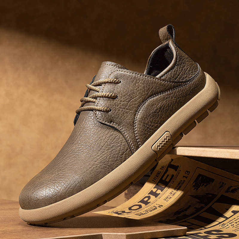 2026 Retro British Style Men's Leather Shoes, Trendy Fashion Large Size Men's Leather Shoes, Breathable Korean Style Men_vogvips.com
