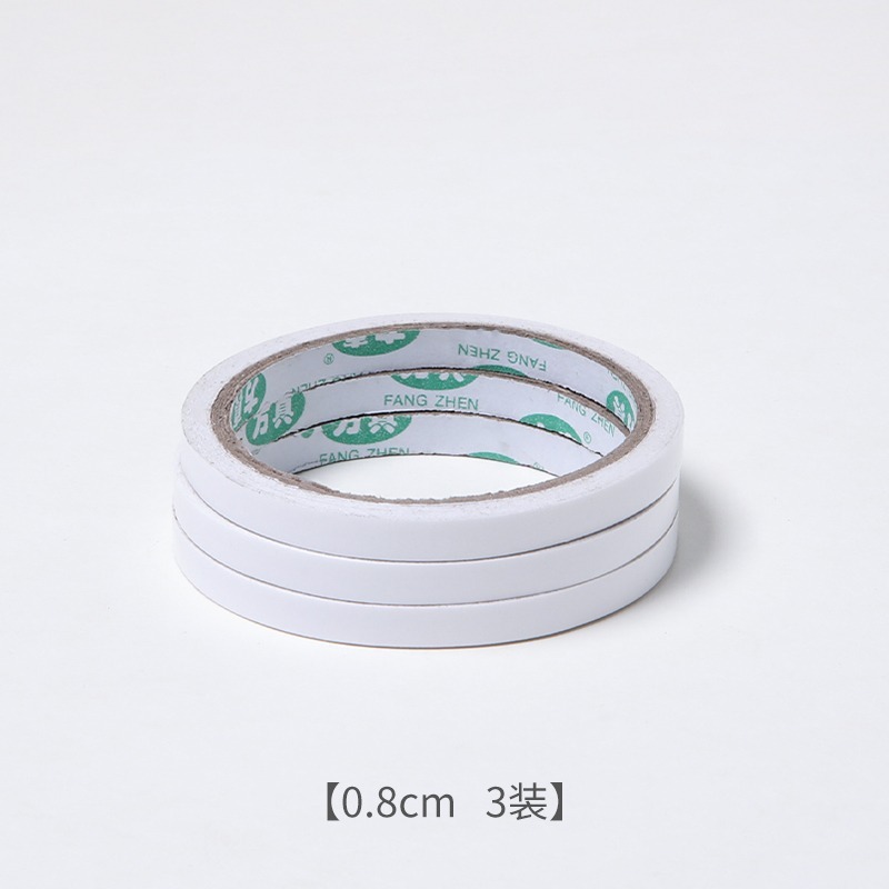 Cinta transparente en stock caja al por mayor embalaje de flores material de DIY herramienta auxiliar adhesivo de doble cara cinta transparente de alto adhesivo