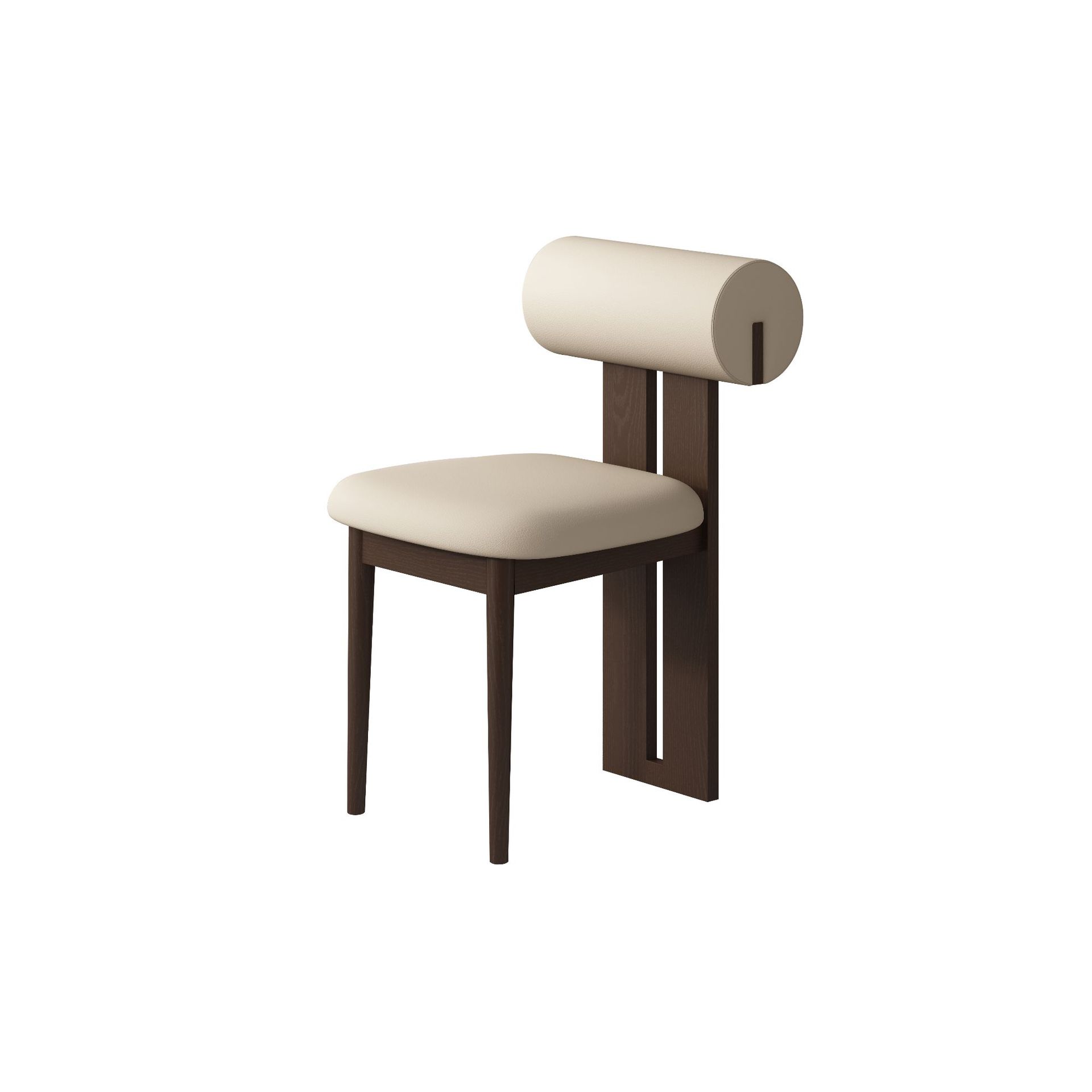 Silla de comedor de madera maciza medieval francesa retro silla de respaldo doméstica diseñador nórdico silla de hipopótamo casual fábrica de origen