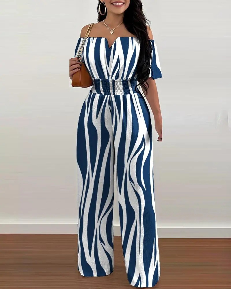 Women's Holiday Street Retro Streetwear Printing Full Length Jumpsuits display picture 6