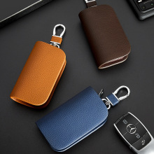 真皮钥匙包男女士多功能大容量通用汽车钥匙包时尚腰挂锁匙包批发
