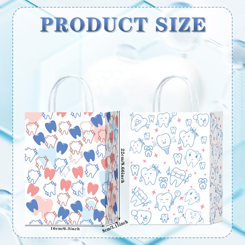 Manufacturer's New Popular Model Aliexpress Amazon Temu Tooth Tote Bag Paper Bag Gift Bag Universal Gift Bag Manufacturer's New Popular Model Aliexpress Amazon Temu Tooth Tote Bag Paper Bag Gift Bag Universal Gift Bag