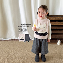 8.31新款上新）女童秋套装2026新款早秋穿搭儿童上衣裤子宝宝衣服