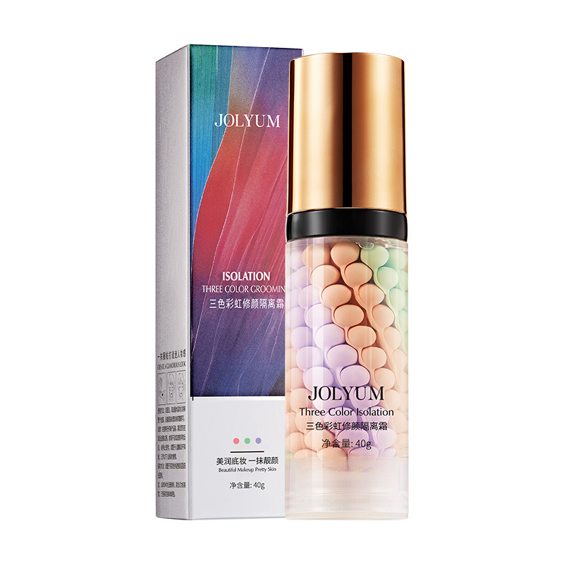 Crema facial de arco iris tricolor 40g (nuevo)