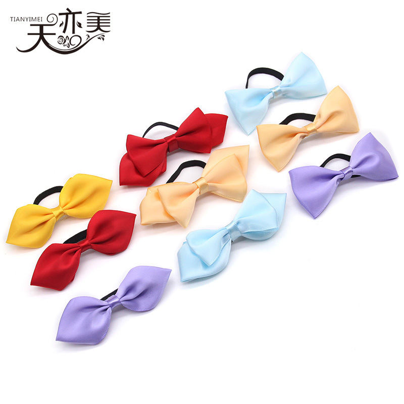 Tianyi Mei al por mayor botella de perfume/botella de vino/Embalaje de regalo decorativo pajarita Arco de la cinta hecha a mano