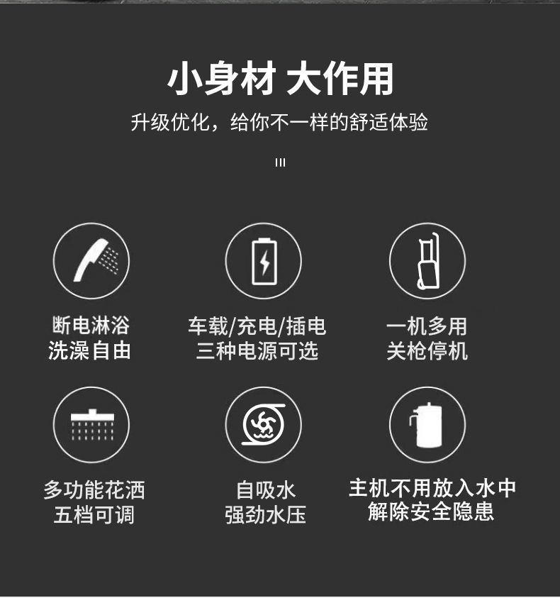 Household Car Wash Shower Pressure Washer Wireless Car Washer