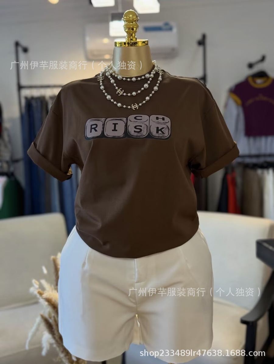 Women short-sleeve T-shirt top女装t恤上衣女现货批发wholesale