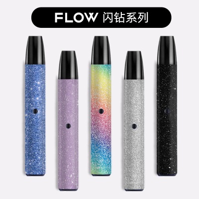适用flow一二代flow s雾化器闪钻闪粉个性防刮保护贴纸flow s贴纸|ms