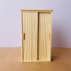 娃娃屋迷你家具拖拉衣柜过家家场景玩具微缩家居玩偶娃娃衣柜