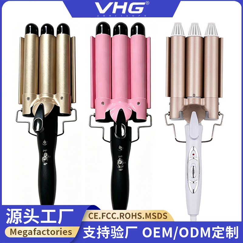 Cross-Border Three-Barrel Automatic Electric Curling Iron for Egg Roll Curls, Large Waves, Water Wave Curls, Egg Roll Hair Curler, Five-Barrel Hair Styling Tool Cross-Border Three-Barrel Automatic Electric Curling Iron for Egg Roll Curls, Large Waves, Water Wave Curls, Egg Roll Hair Curler, Five-Barrel Hair Styling Tool