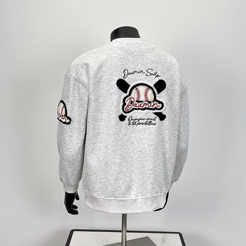 Versatile Cartoon Creative Printed Round Neck Hoodie With A Lazy And Loose Top Design_voghion.com
