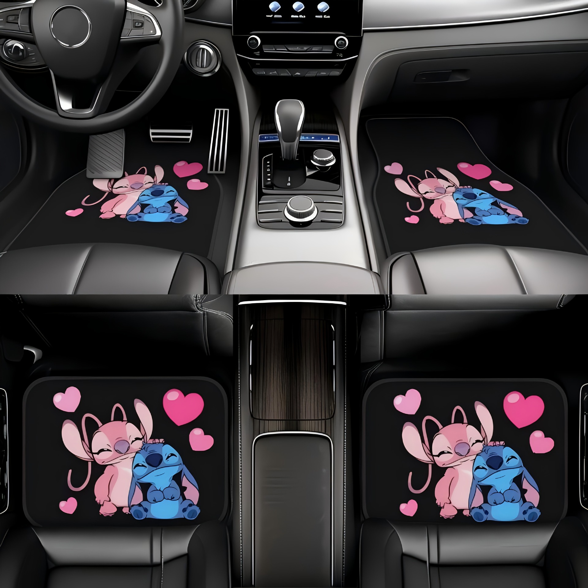 temu cross-border personalized cartoon universal car mat absorbent quick-drying dirt-resistant wear-resistant easy to care car mat floor