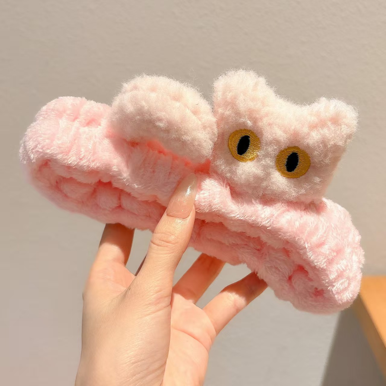 女の子が顔を洗ったりマスクを適用したりするための漫画の猫耳ヘッドバンド、洗濯用ヘッドバンド、ヘッドバンド、ヘッドバンド、滑り止めヘッドバンド