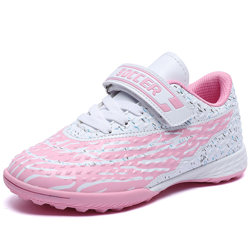 Nuevos zapatos de fútbol infantiles para hombres y mujeres, niños medianos y grandes AG clavos rotos TF entrenamiento de estudiantes, zapatos de fútbol antideslizantes transpirables profesionales