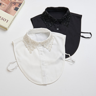 Manufacturers sell high-quality water-soluble embroidered fake collar can be new product development women's clothing all-match fashion decoration hollow heavy