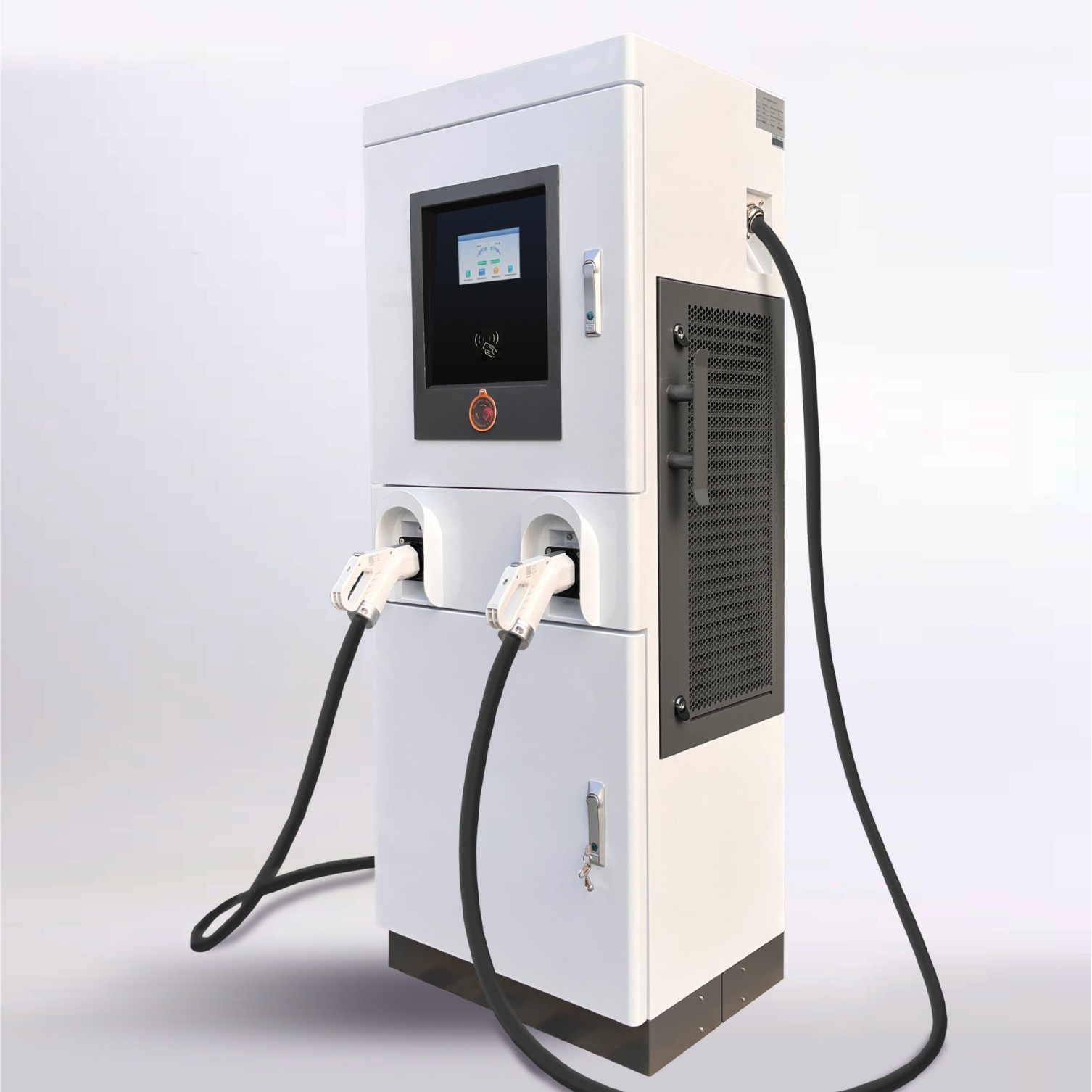 直流落地式双枪国标160kw新能源电动汽车充电桩OCPP