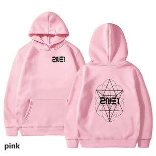 Sweatshirt Zn Star Hexagram Print Concert Merchandise Same Style Hooded Pullover Loose Hot Sale Wholesale