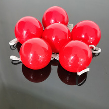 Transfronterizo Led luminoso nariz roja Halloween fiesta de los niños decoración nariz de payaso luminoso nariz roja