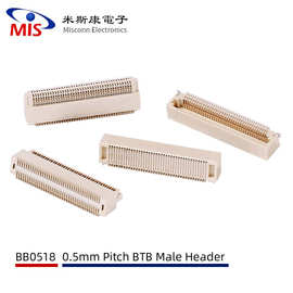 BB0518双排端子接插件 公母座SMT板对板插座插件供应