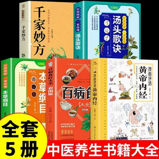 漫画讲透黄帝内经漫画图解原版正版白话中医养生书籍大全百病食疗