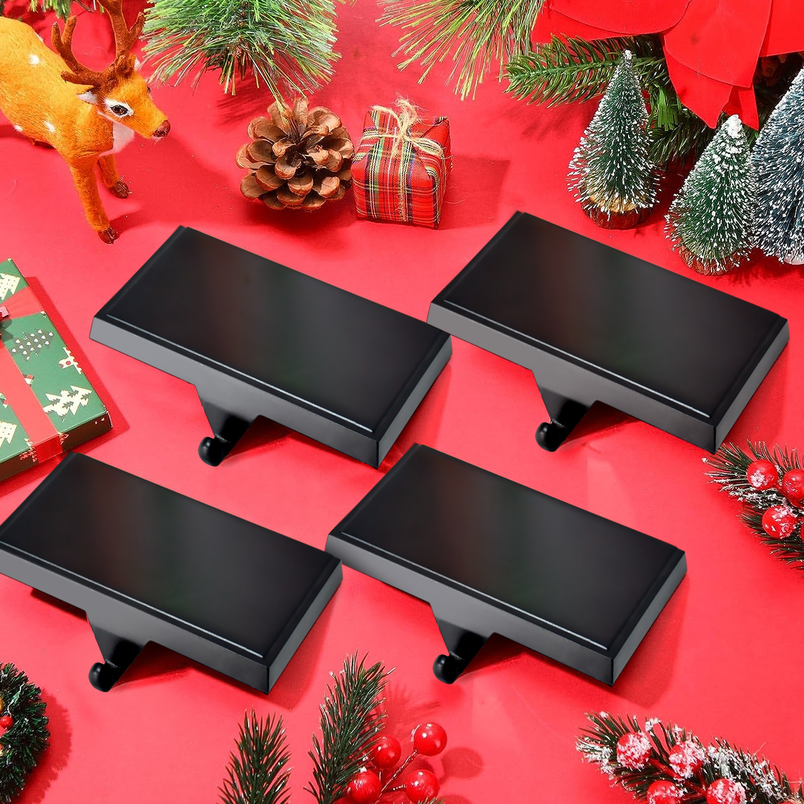 Wholesale goods DIY Christmas hook base Christmas fireplace rack…