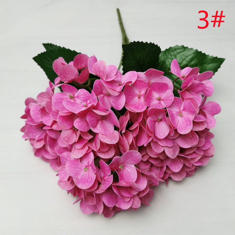 3D five -headed hydrangea wedding home decoration simulation flower…