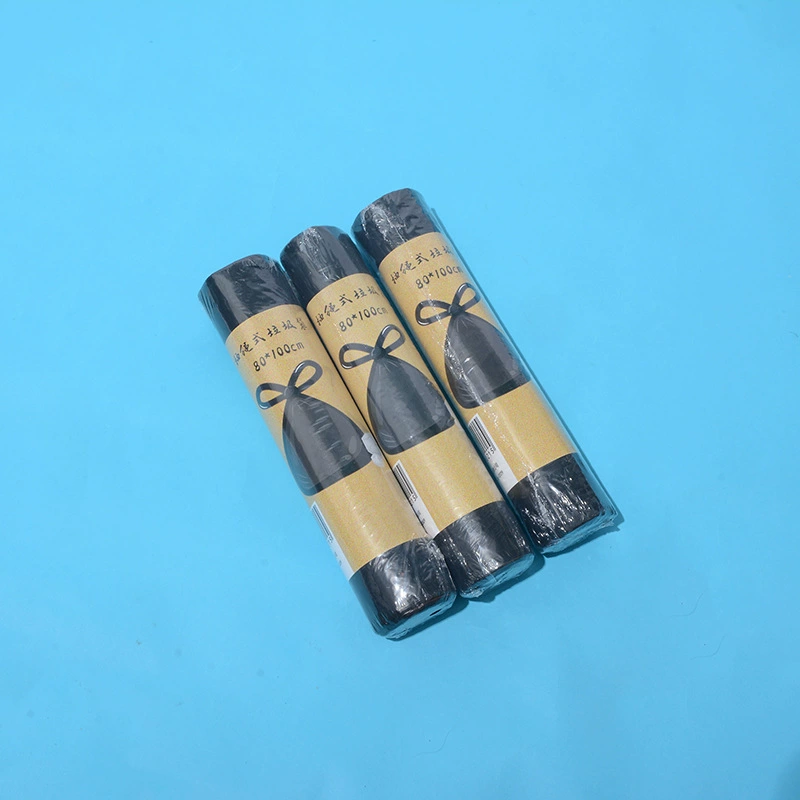 Большие утолщенные мешки для мусора отель мешки для мусора оптом шнурок большой портативный мешки для мусора 80*100