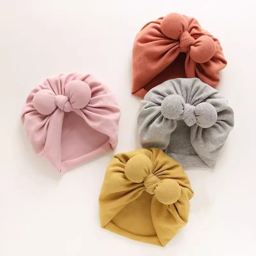 Infant Hat Spring and Autumn Style for Girls Baby Cap Newborn Infant Fontanelle Hat Autumn and Winter Protection for Fontanelle One Month
