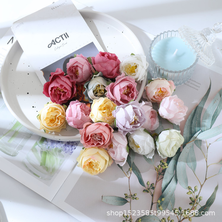 K Manufacturer Artificial Rose Bud Flower Heads DIY Clothing Hats Wedding Bouquet Accessories Flower Wall Handmade Flower Arrangement K Manufacturer Artificial Rose Bud Flower Heads DIY Clothing Hats Wedding Bouquet Accessories Flower Wall Handmade Flower Arrangement
