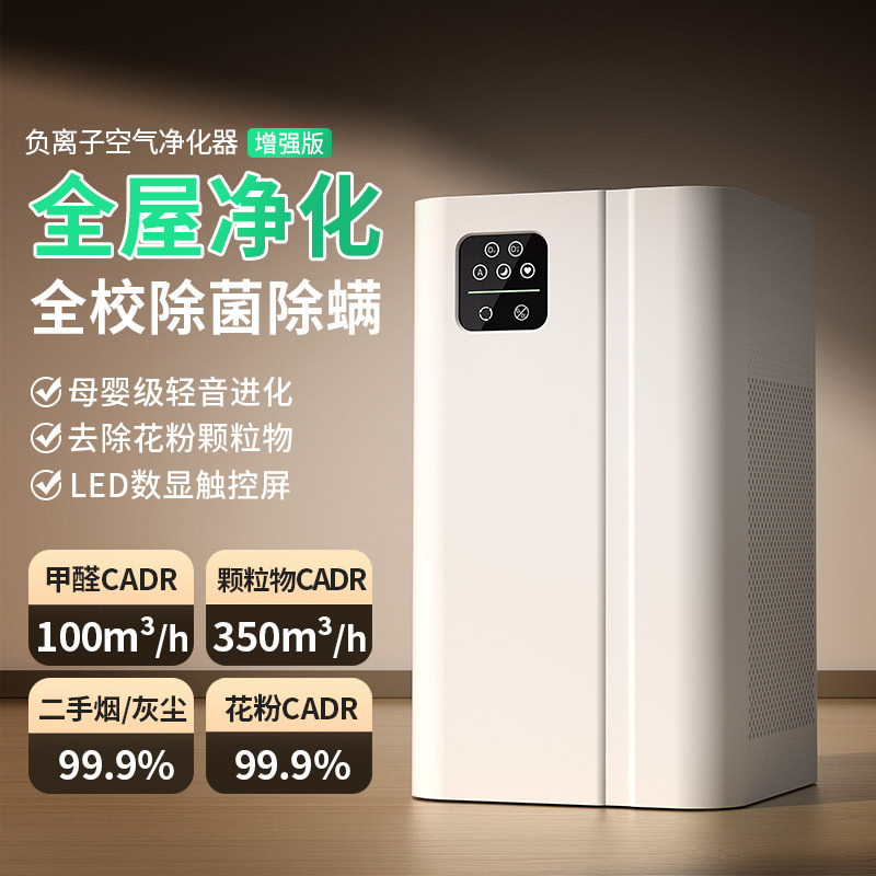 Cross-Border Air Purifier Negative Ion Office Smoke Removal Household Formaldehyde Removal Purifier Gift Manufacturer Wholesale