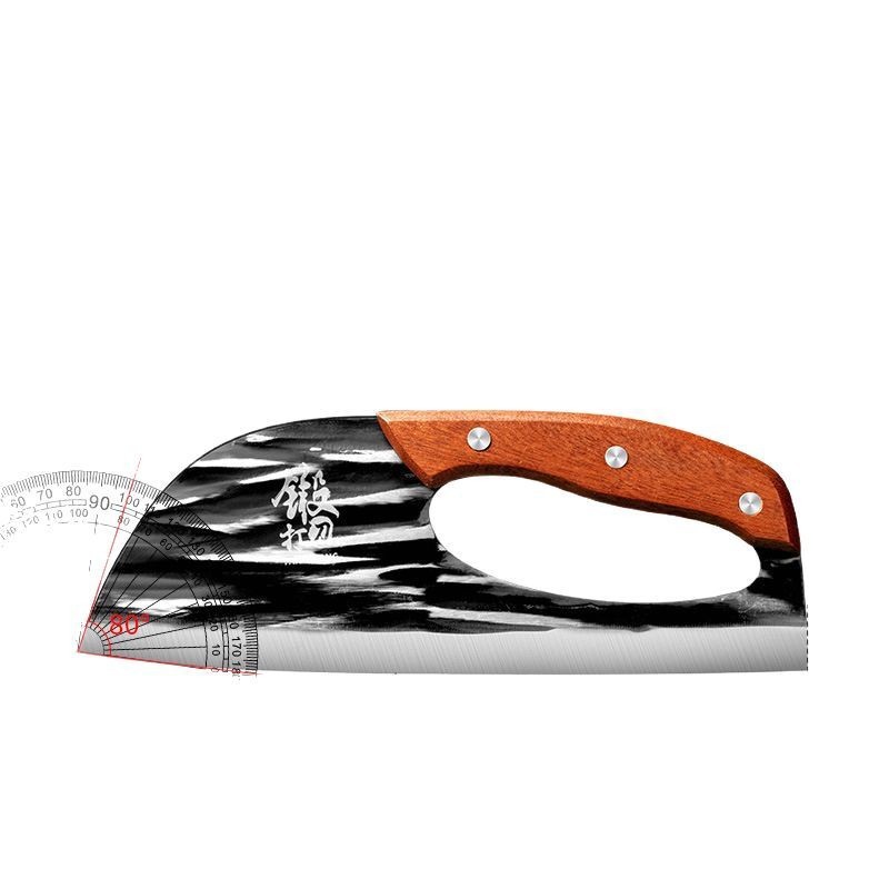 Cuchillo de corte de mano de obra mayorista de fábrica cuchillo de cocina doméstico super afilado spot agente nuevo mango de madera de acero inoxidable para cortar verduras