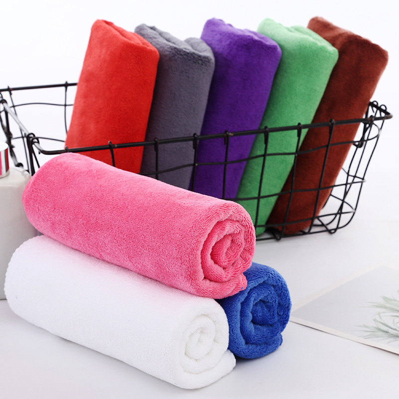 Labor protection scouring pad cleaning cloth absorbent car towel microfiber towel hotel milk tea shop bar cloth