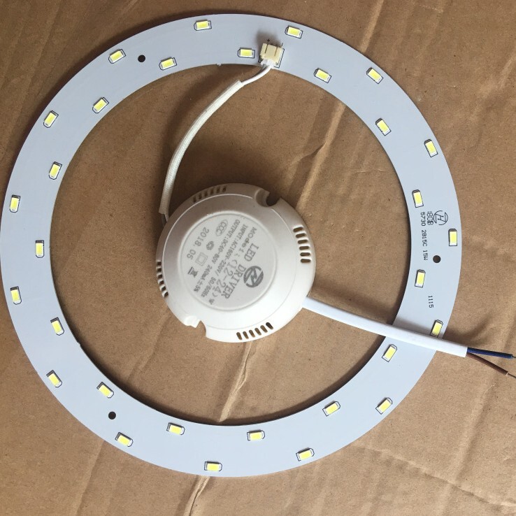 LED ラウンドシーリングランプ改修ボード暖かい光芯 5730 チップ光源改修ランプマグネット付き|undefined