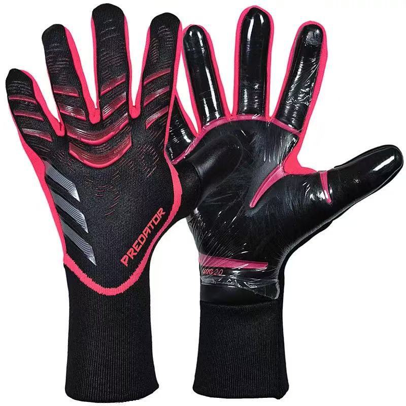 Nuevos guantes de portero de fútbol, guantes de portero de entrenamiento de competición antideslizantes gruesos de látex y resistentes al desgaste
