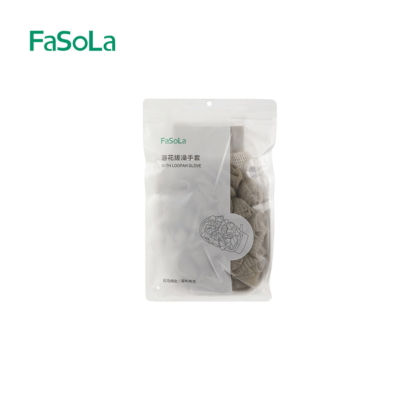 FaSoLa 両面バスタオル 家庭用背中こすりバスボール 女性専用 肌に優しい ツーインワン バスフラワー バスグローブ|undefined