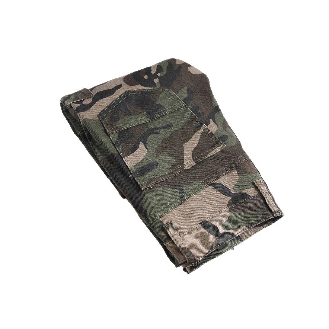 Men's Casual Camouflage Slim-Fit Straight-Leg Cargo Pants With Multiple Pockets (Unisex Slim Straight Style)_mkmklike.com