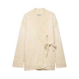 针织双襟和服式针织衫  7105