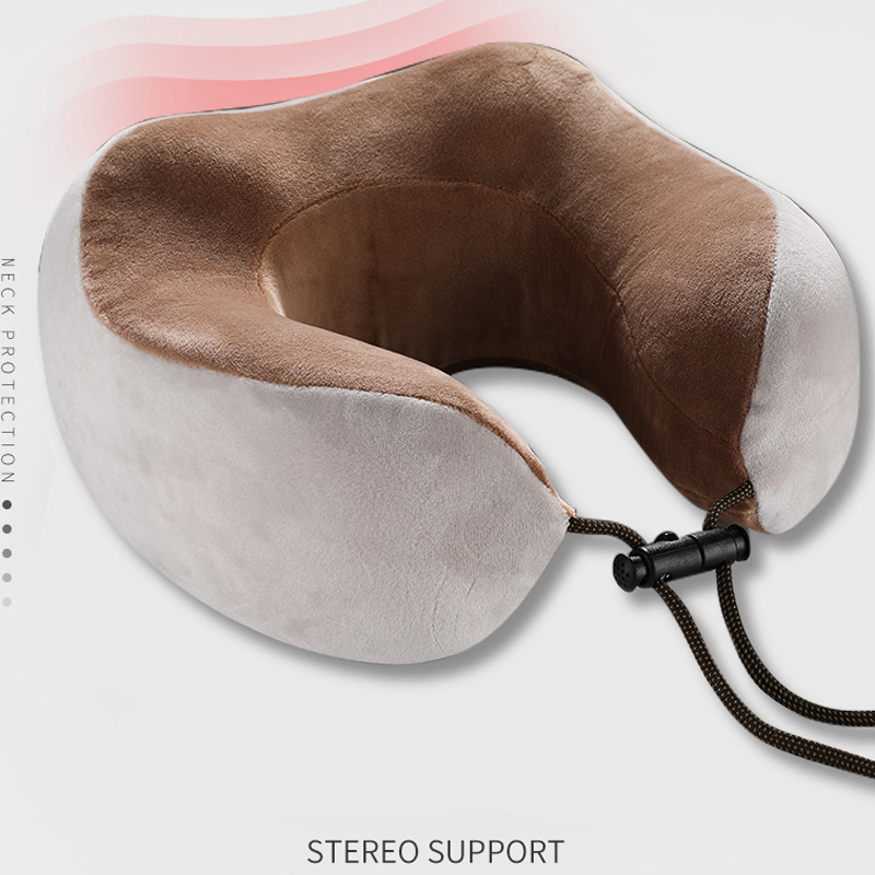 Almohada de viaje en U de espuma viscoelástica
