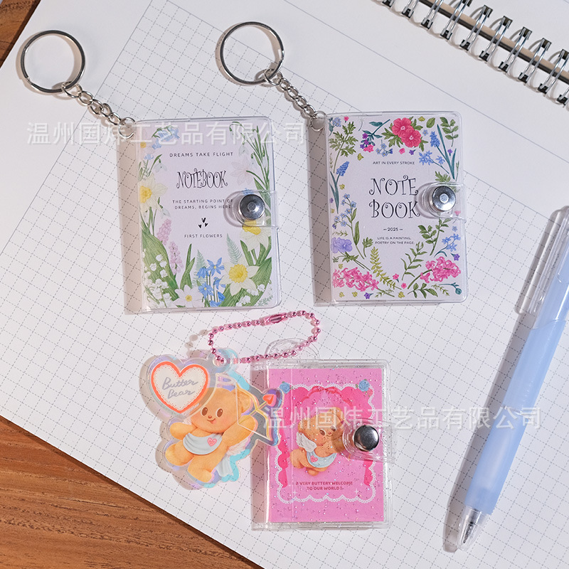 Keychain Notebook Pendant Portable Mini Creative Notebook Student Pocket Vocabulary Book