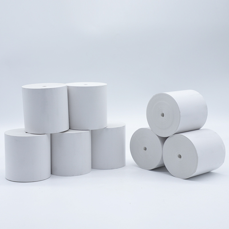 Papel térmico 80x80 Papel de caja registradora 80*80 m Catering Cocina Número de llamada Papel de boleto pequeño Logística Supermercado Papel de impresión para llevar